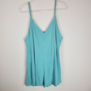 Audrey 3+1 Green Romper
